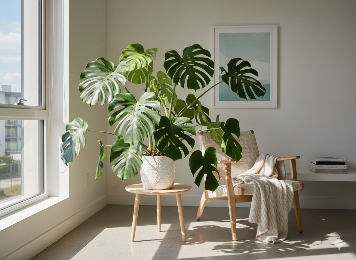 Monstera Deliciosa växt