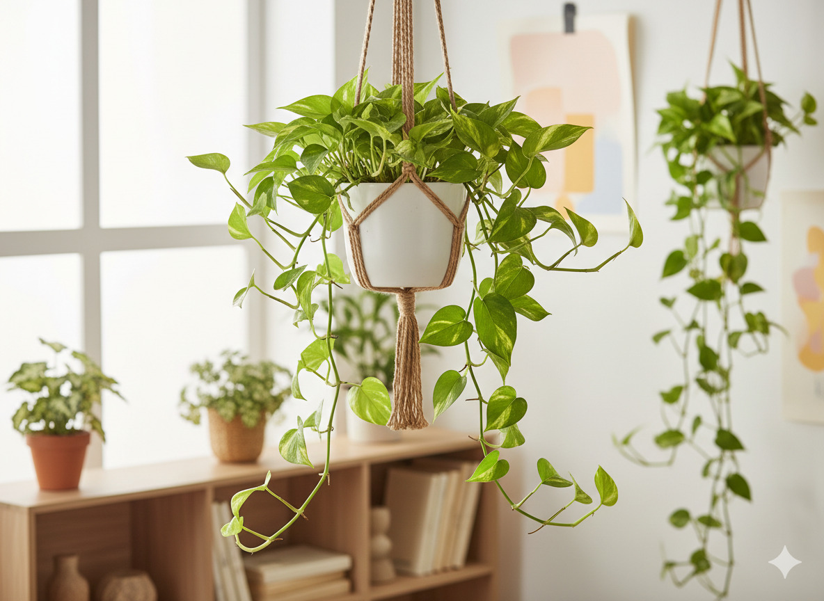 Epipremnum Aureum Pothos växt